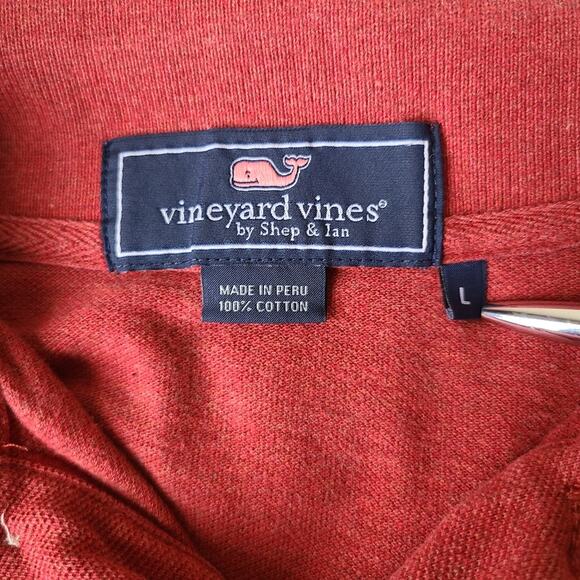 Vineyard Vines Long Sleeve Polo Style Shirt Men's Size L - Picture 4 of 8